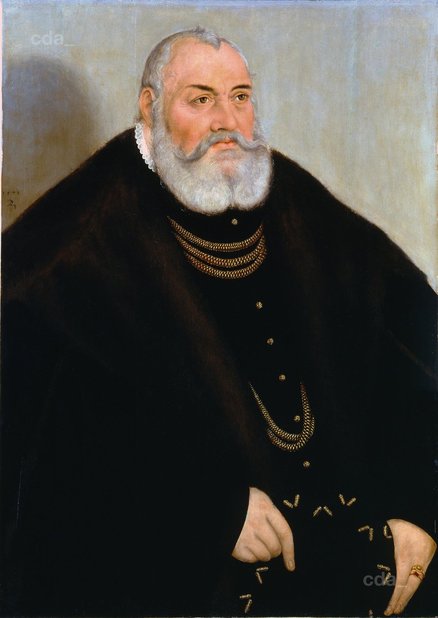 Portrait of George the Pious of Brandenburg-Ansbach by Lucas Cranach the Younger