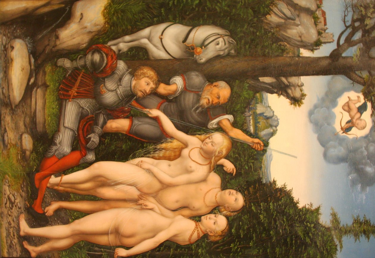 The Judgment of Paris by Lucas Cranach the Younger