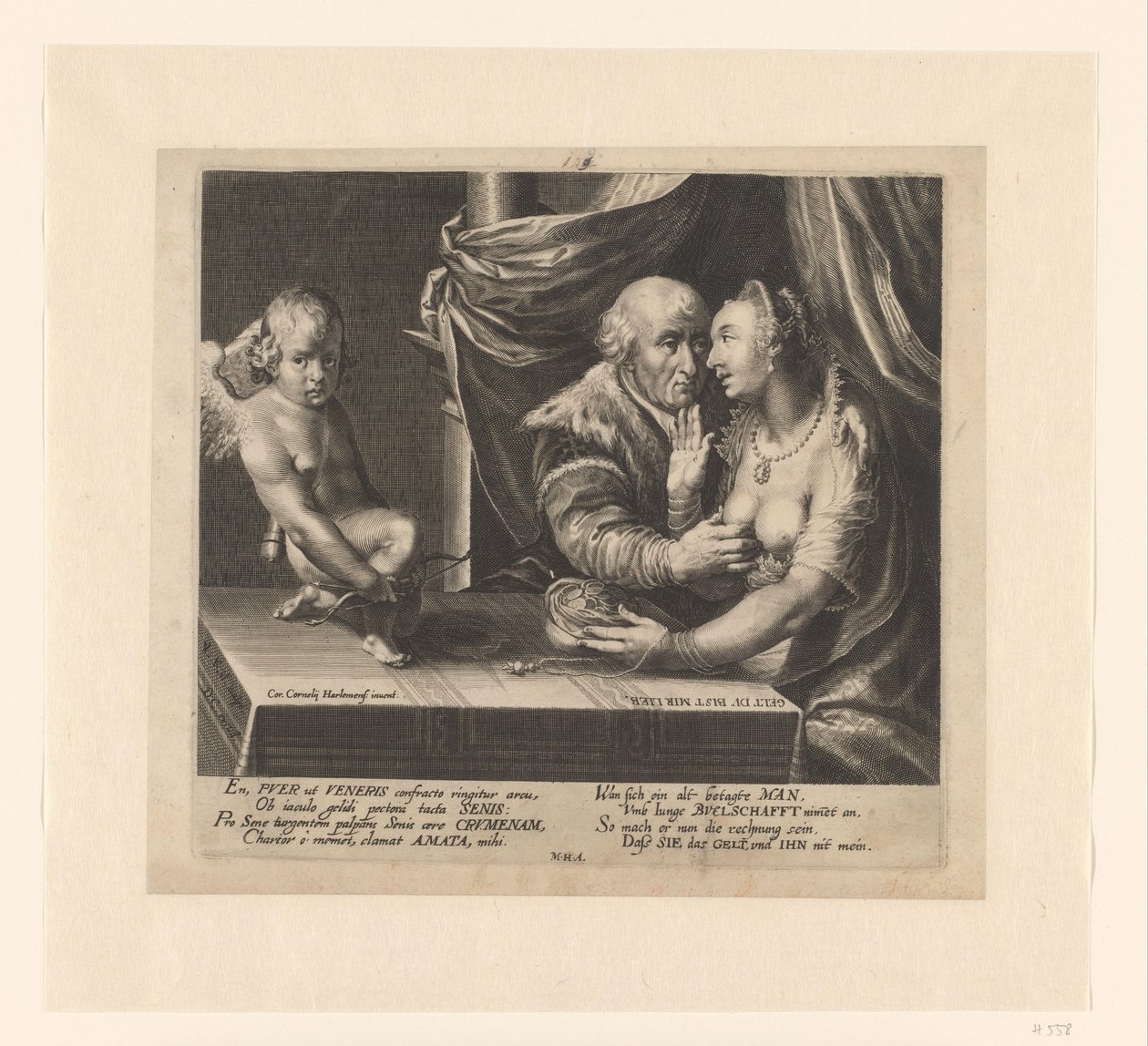Unequal Lovers with Cupid by Lucas Kilian