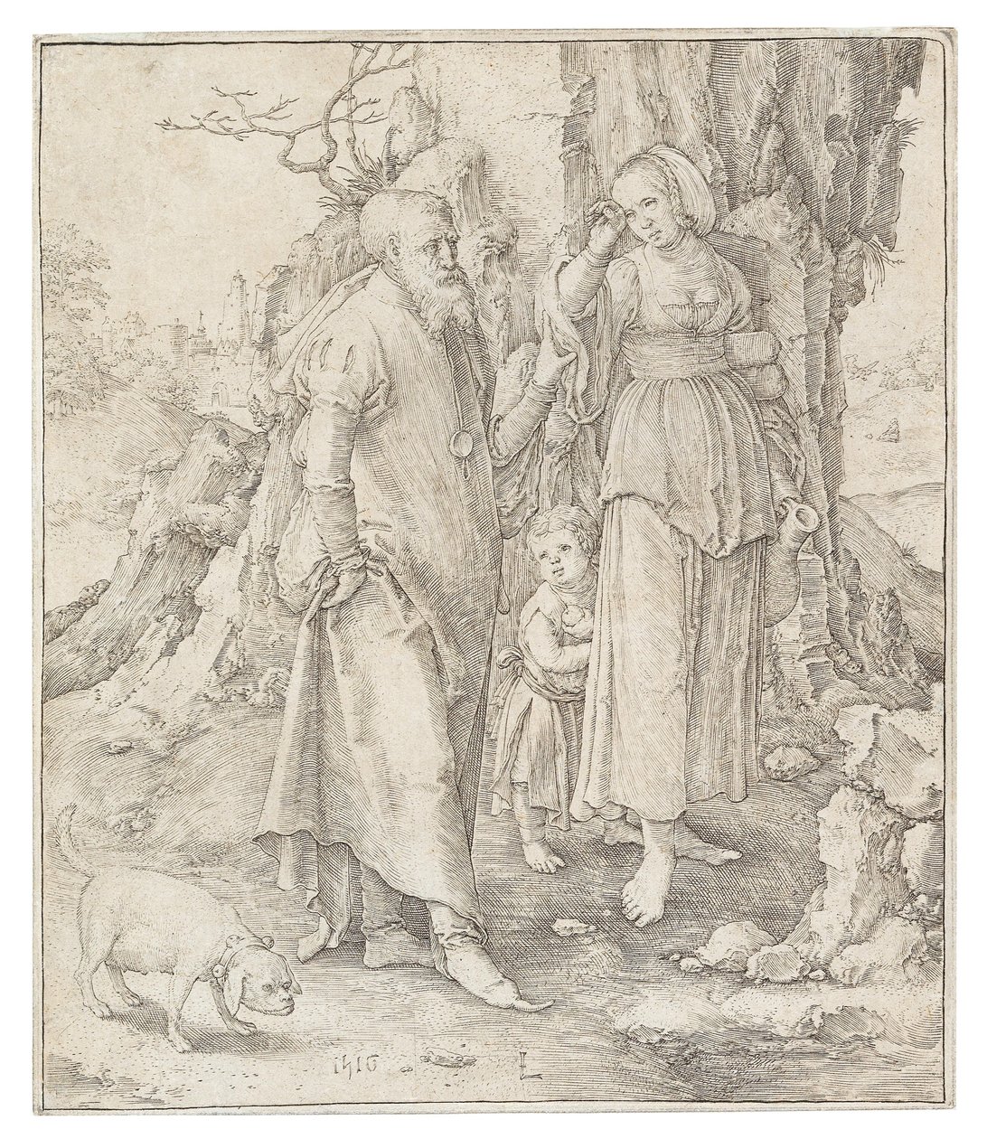 The Repudiation of Hagar by Lucas Leyden van