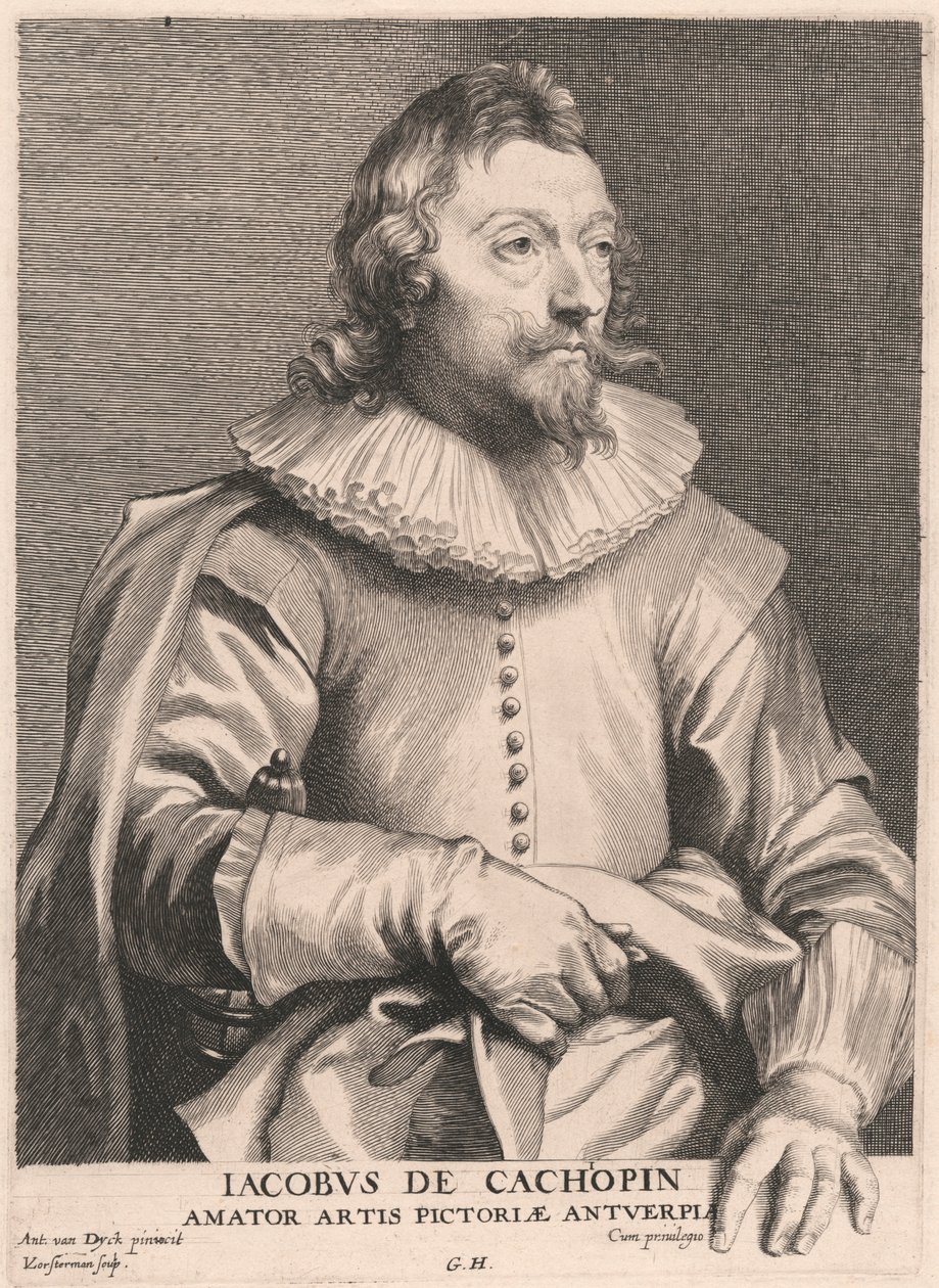 Jacobvs de Cachopin, Amator Artis Pictoriae Antuerpia by Lucas Vorsterman