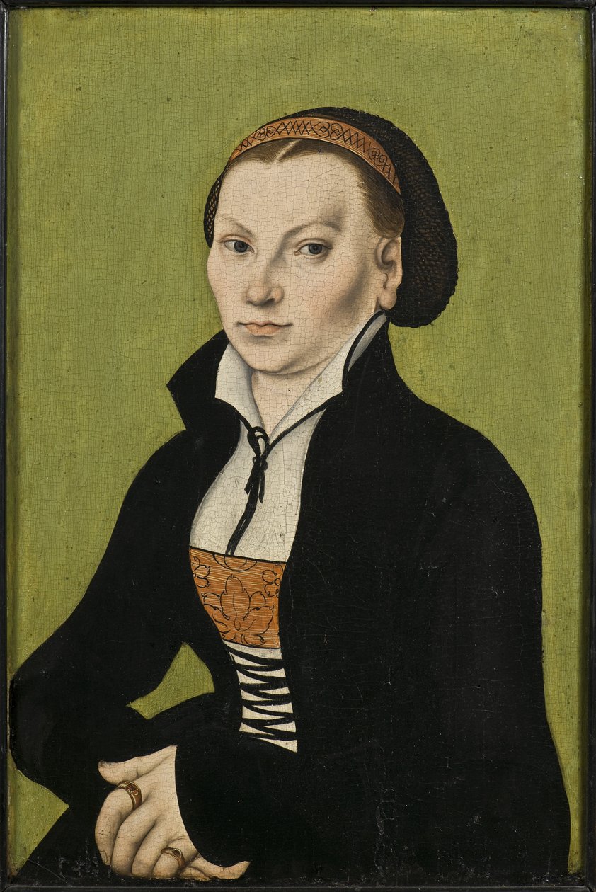 Portrait of Katharina Luther, née Katharina von Bora (1499-1552) by Lucas the Elder Cranach