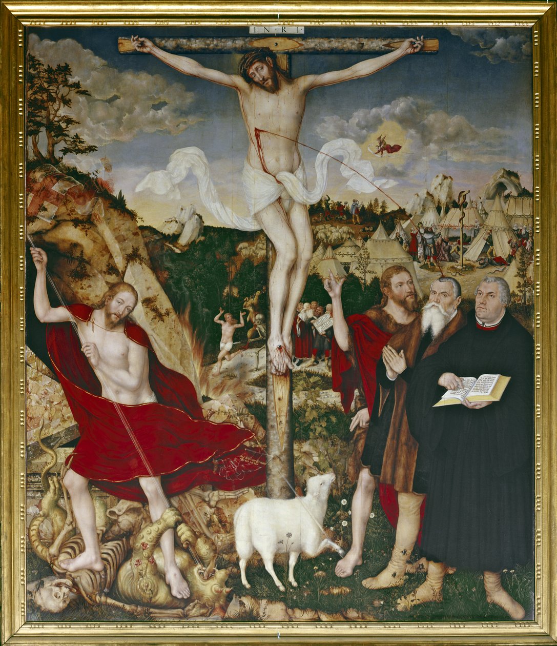 Christ on the Cross by Lucas the Elder Cranach