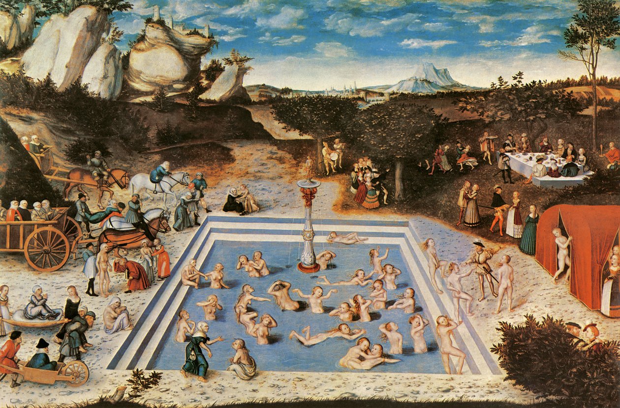 Fountain of Youth by Lucas the Elder Cranach