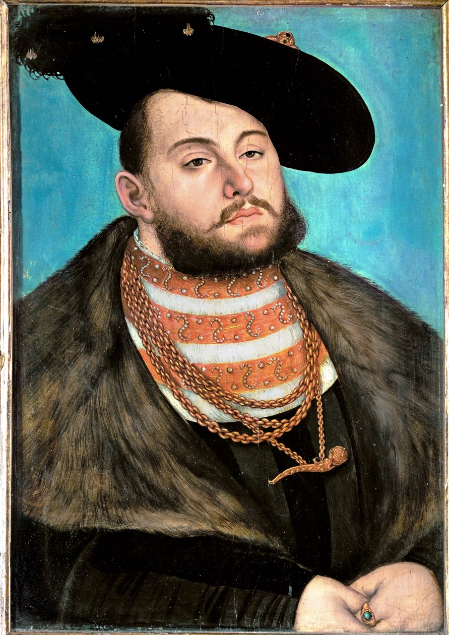 Johann Friedrich the Magnanimous, Elector of Saxony by Lucas the Elder Cranach