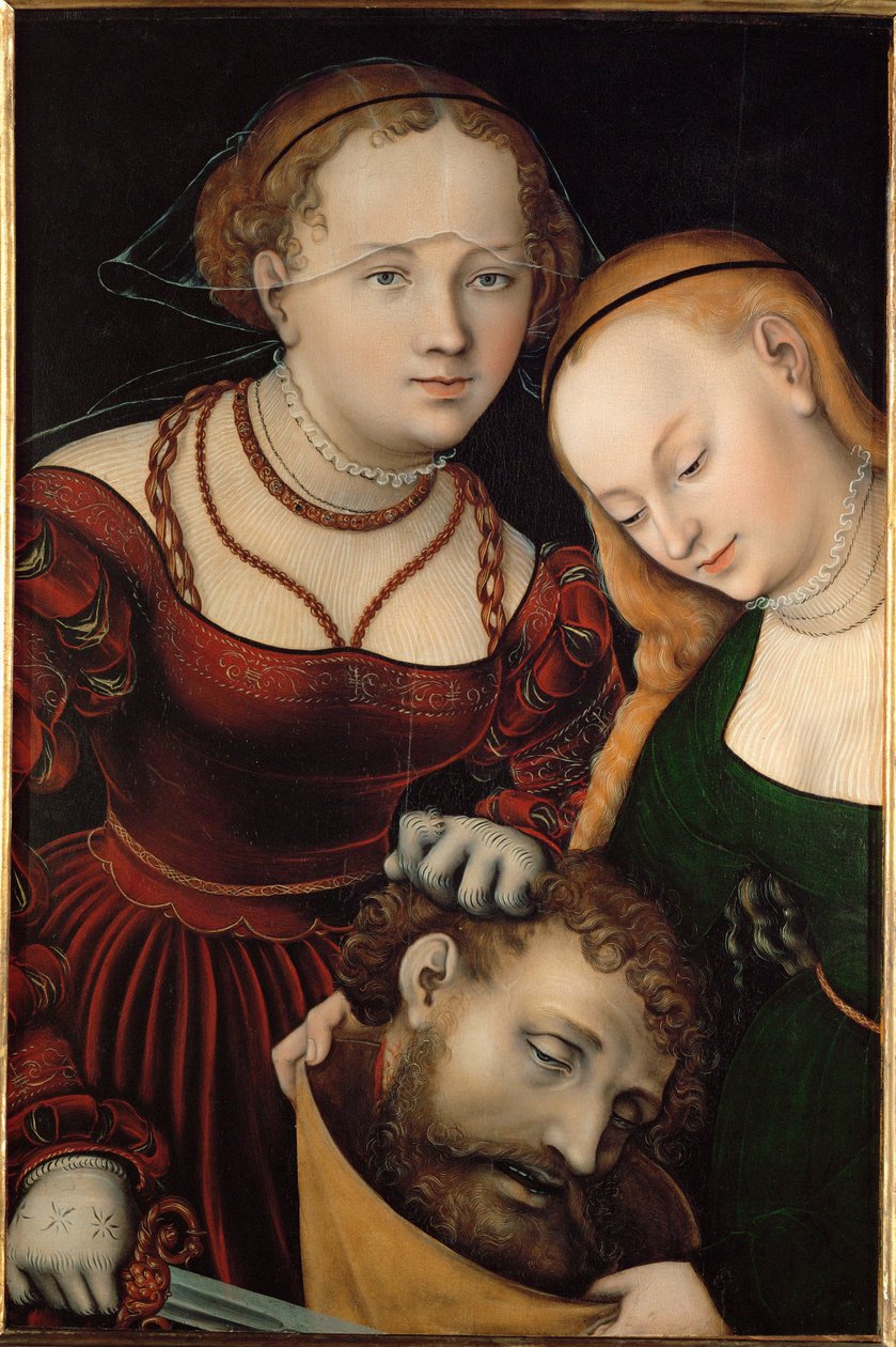 Judith with the Head of Holofernes and a Servant by Lucas the Elder Cranach