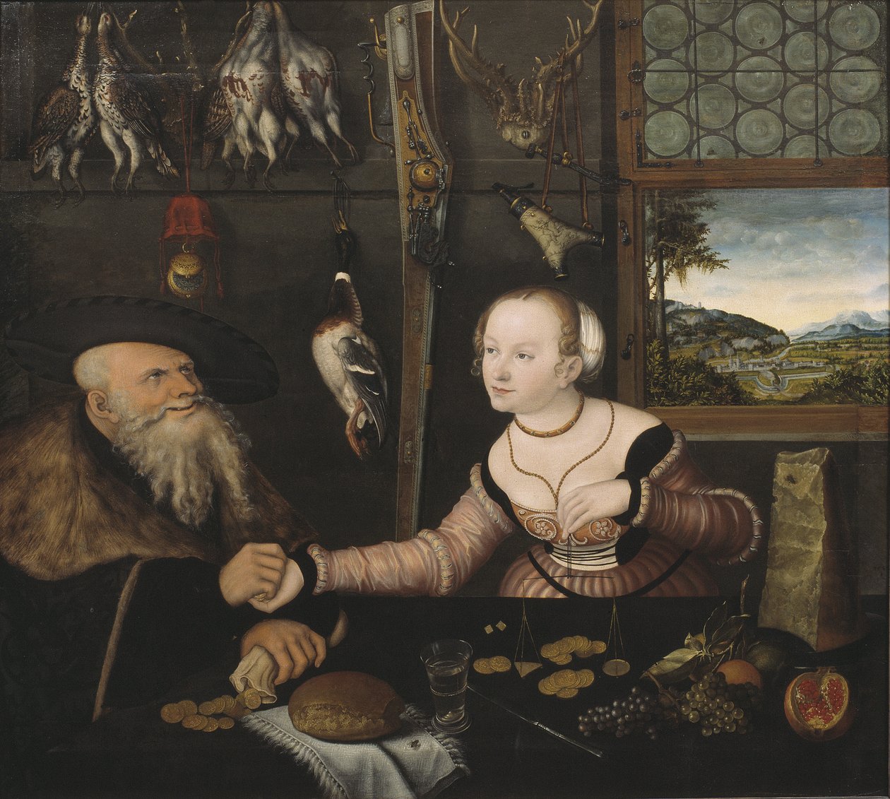 The Ill-matched Couple by Lucas the Elder Cranach