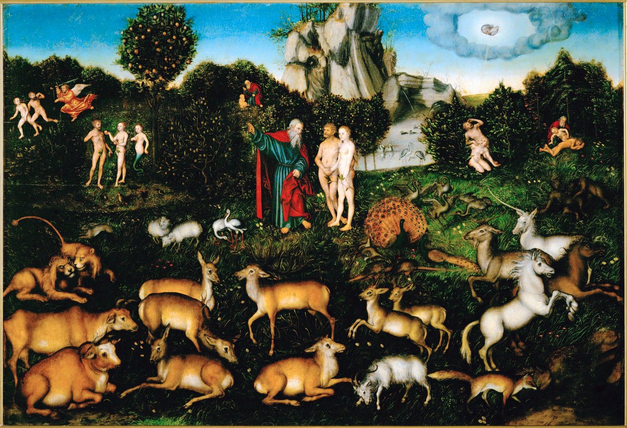 Paradise by Lucas the Elder Cranach