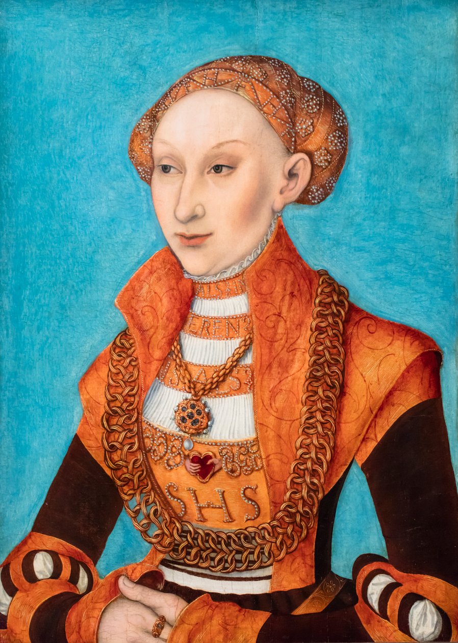 Portrait of Sibyl of Cleves by Lucas the Elder Cranach