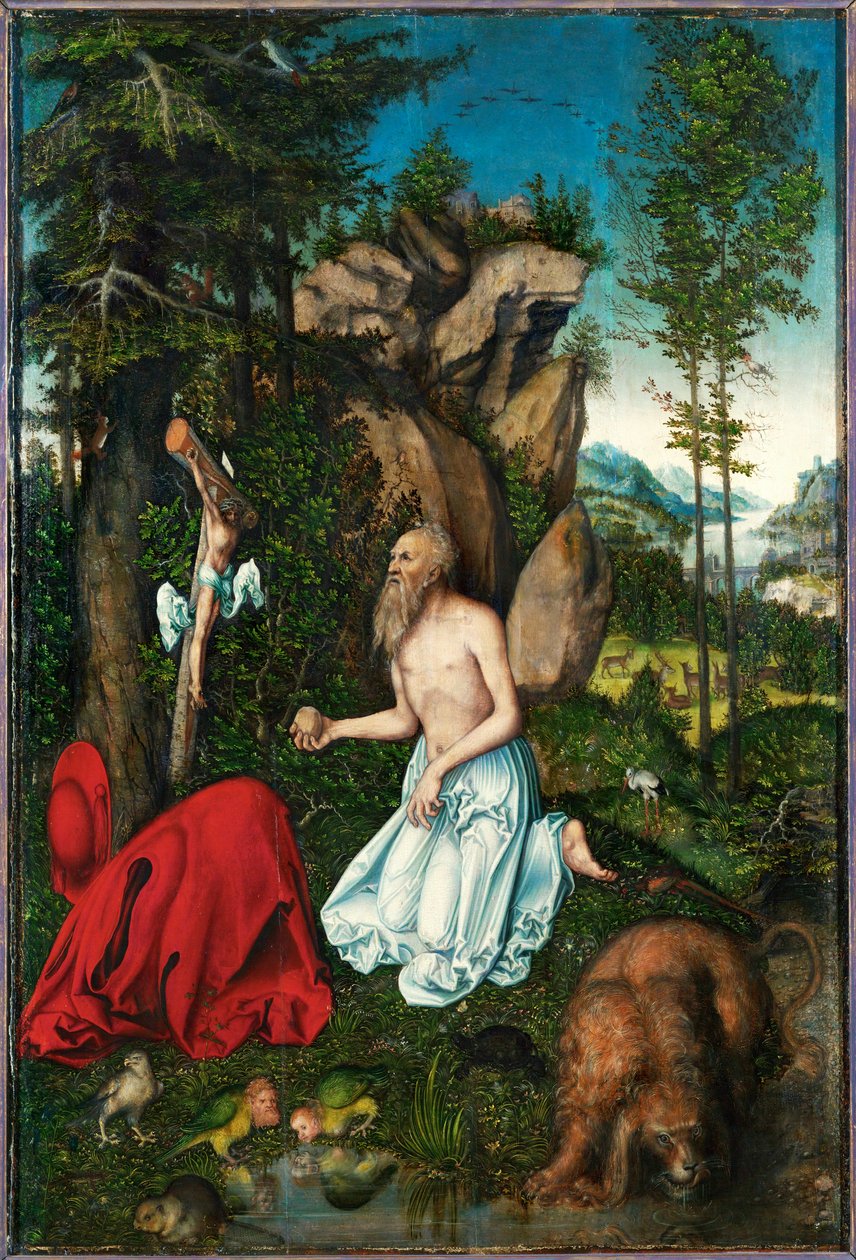 Saint Jerome by Lucas the Elder Cranach