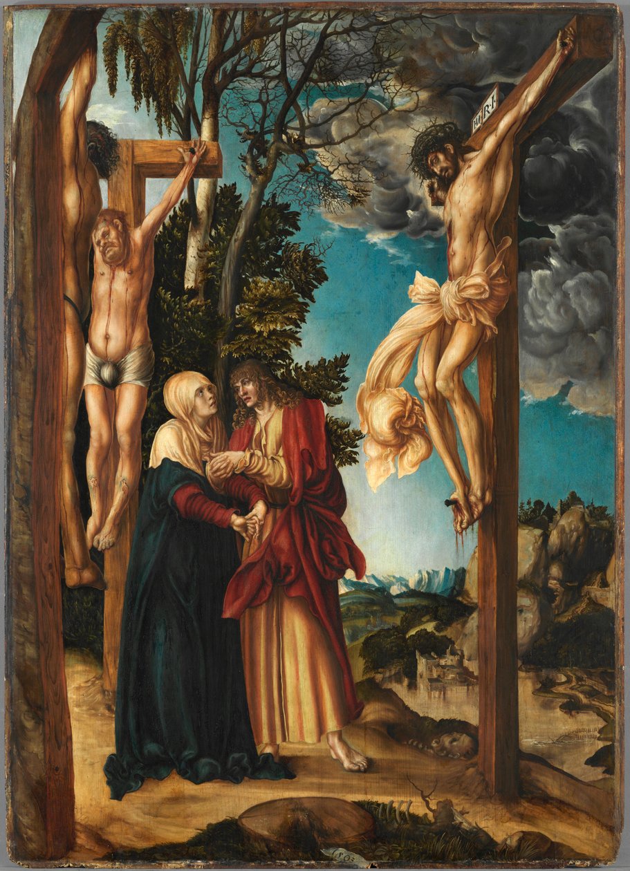 The Crucifixion by Lucas the Elder Cranach
