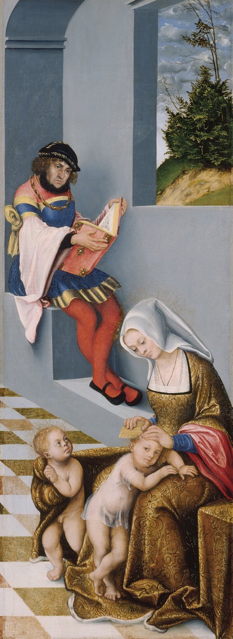 The Holy Kinship (Right Panel) by Lucas the Elder Cranach
