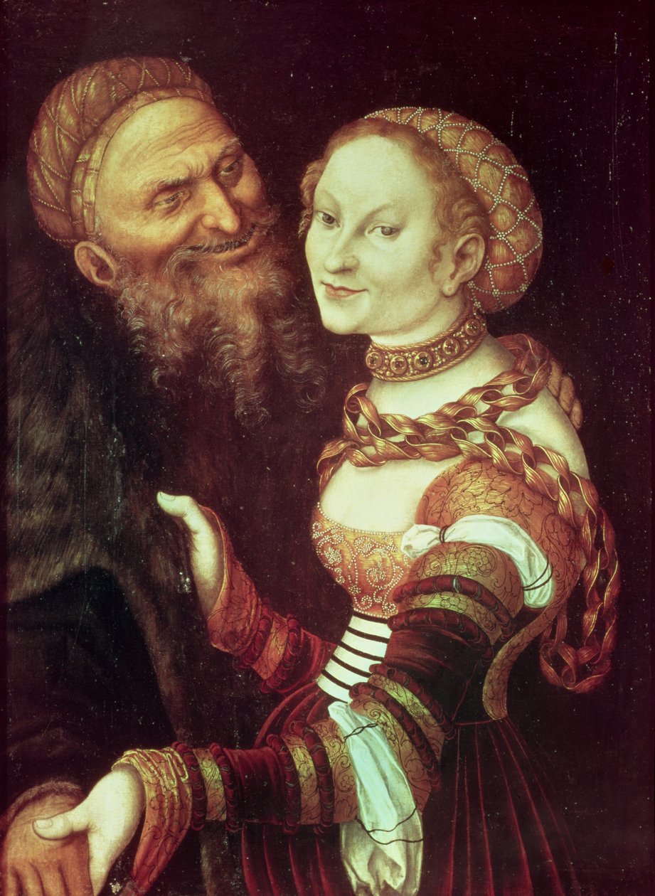The Lovesick Old Man by Lucas the Elder Cranach