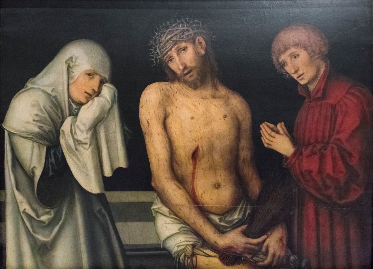 Pietà by Lucas the Elder or Hans (d.1537) Cranach