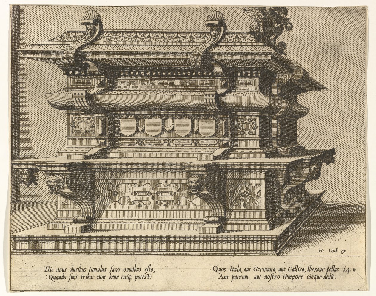 Cnotaphiorum 14, 1563. Creators: Johannes van Doetecum I, Lucas van Doetecum by Lucas van Doetecum
