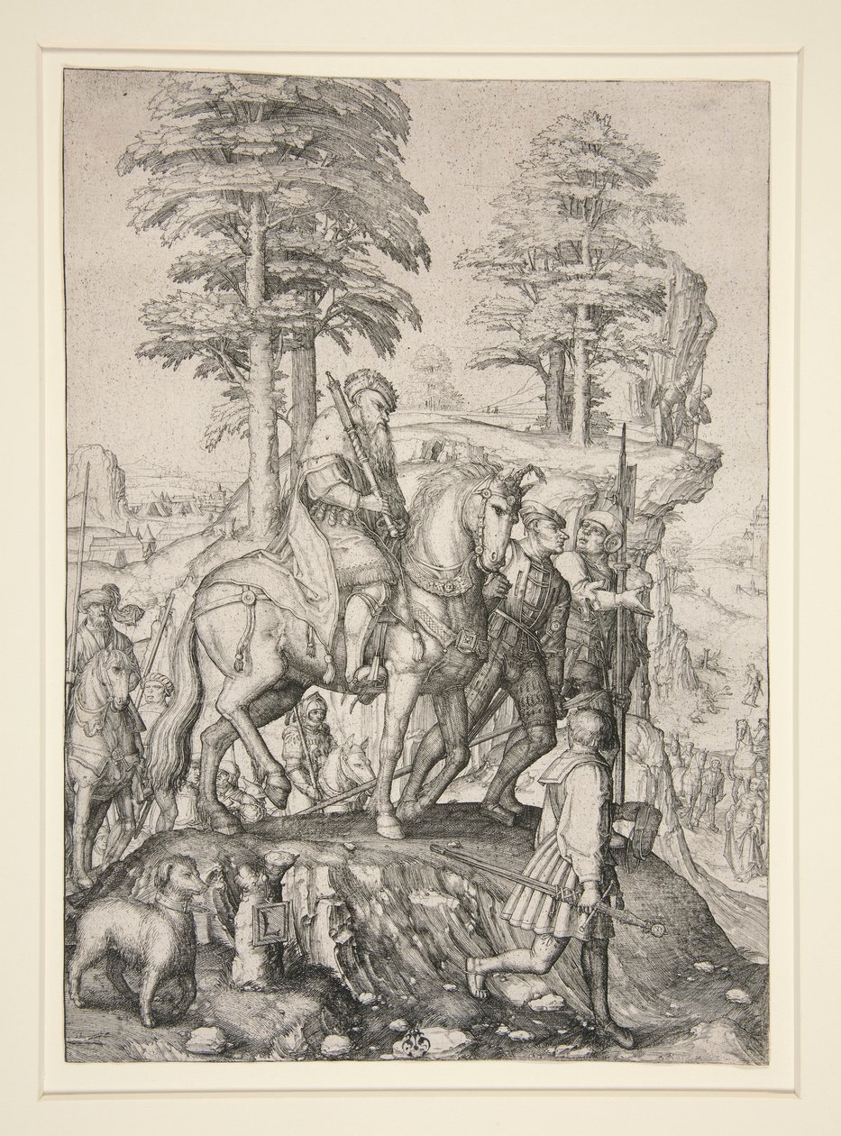 Abigail before David by Lucas van Leyden