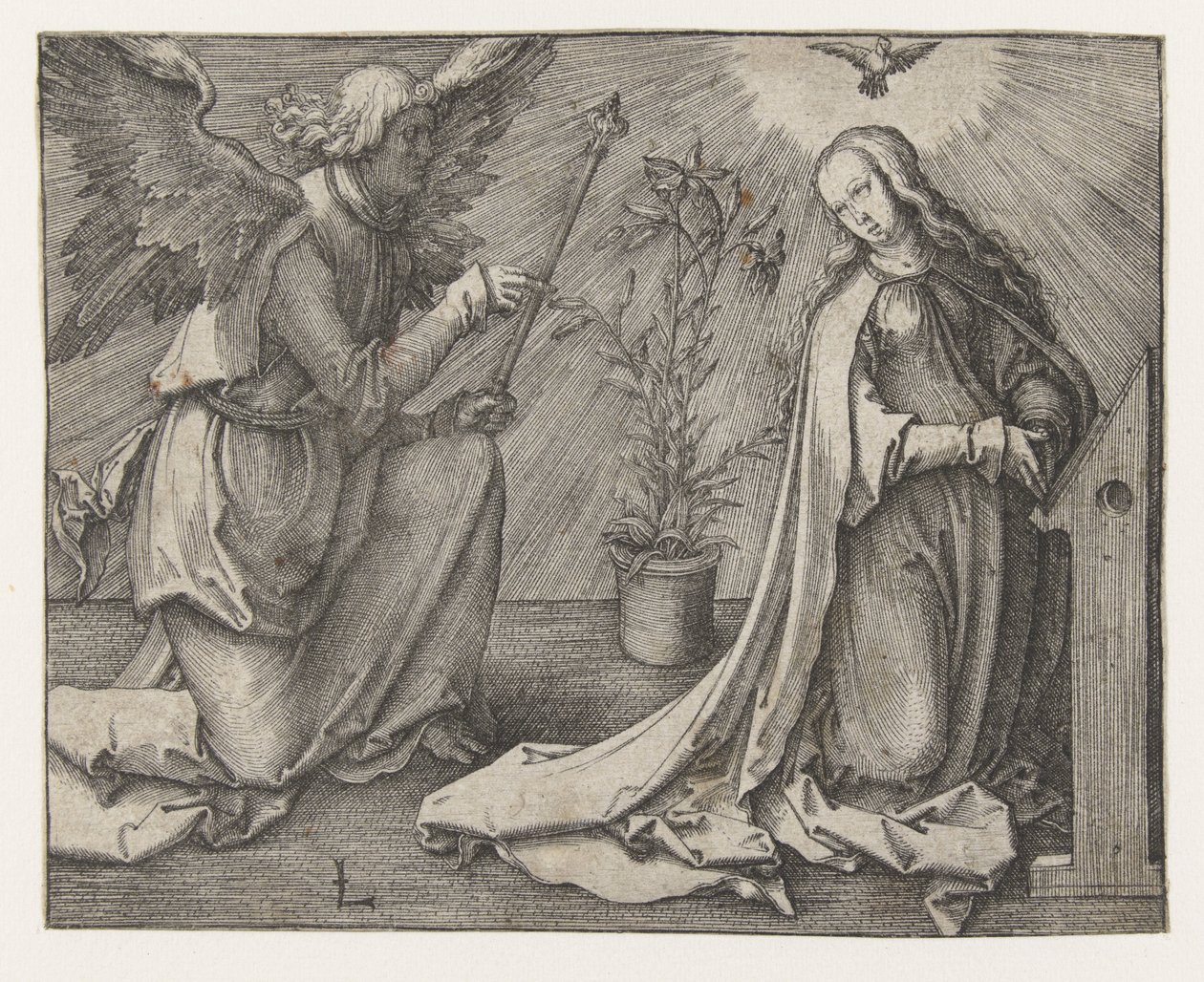 Annunciation by Lucas van Leyden