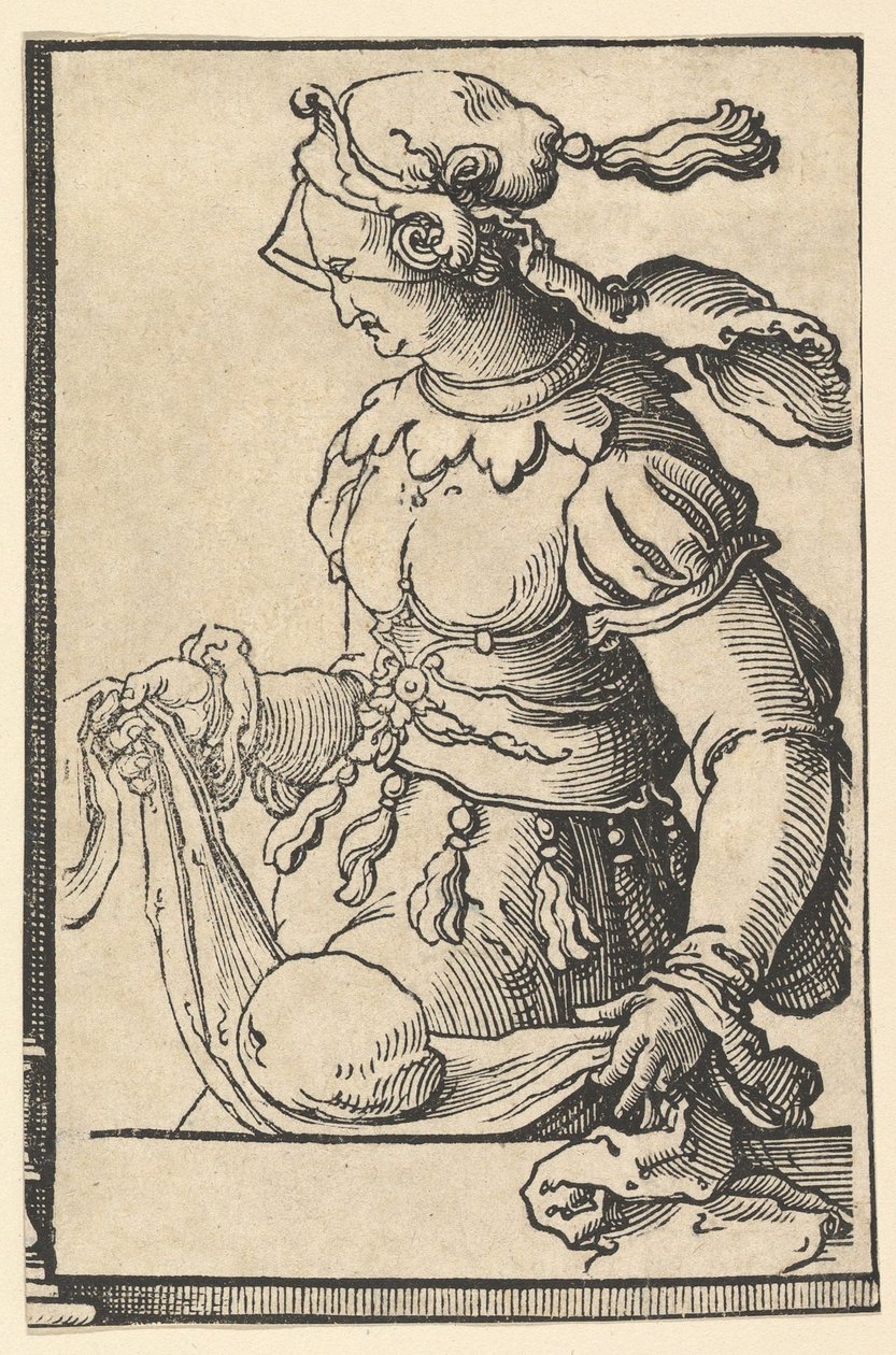 Cumean Sibyl, from the Series of Sibyls, ca. 1530 by Lucas van Leyden