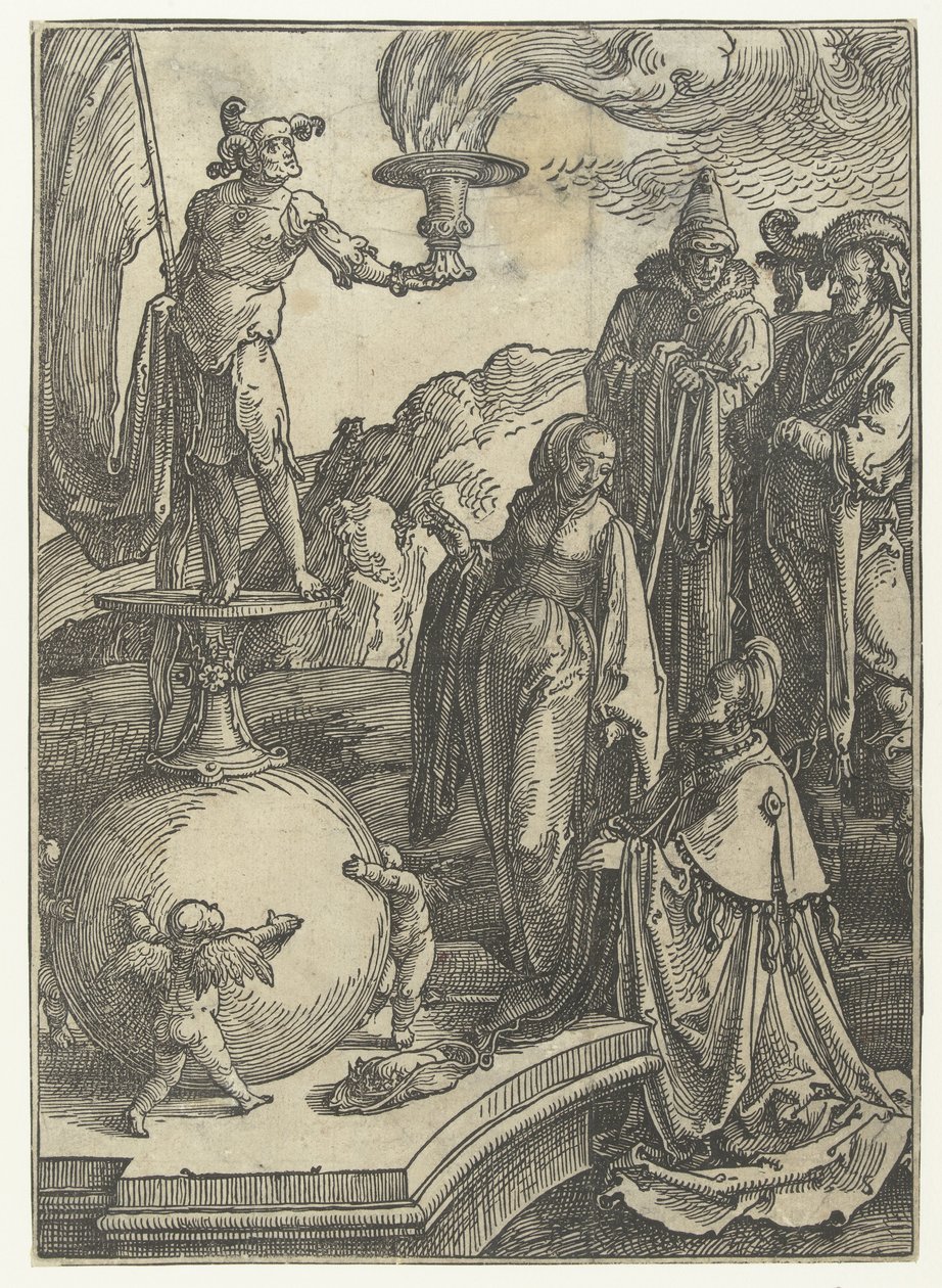 The Idolatry of Solomon by Lucas van Leyden
