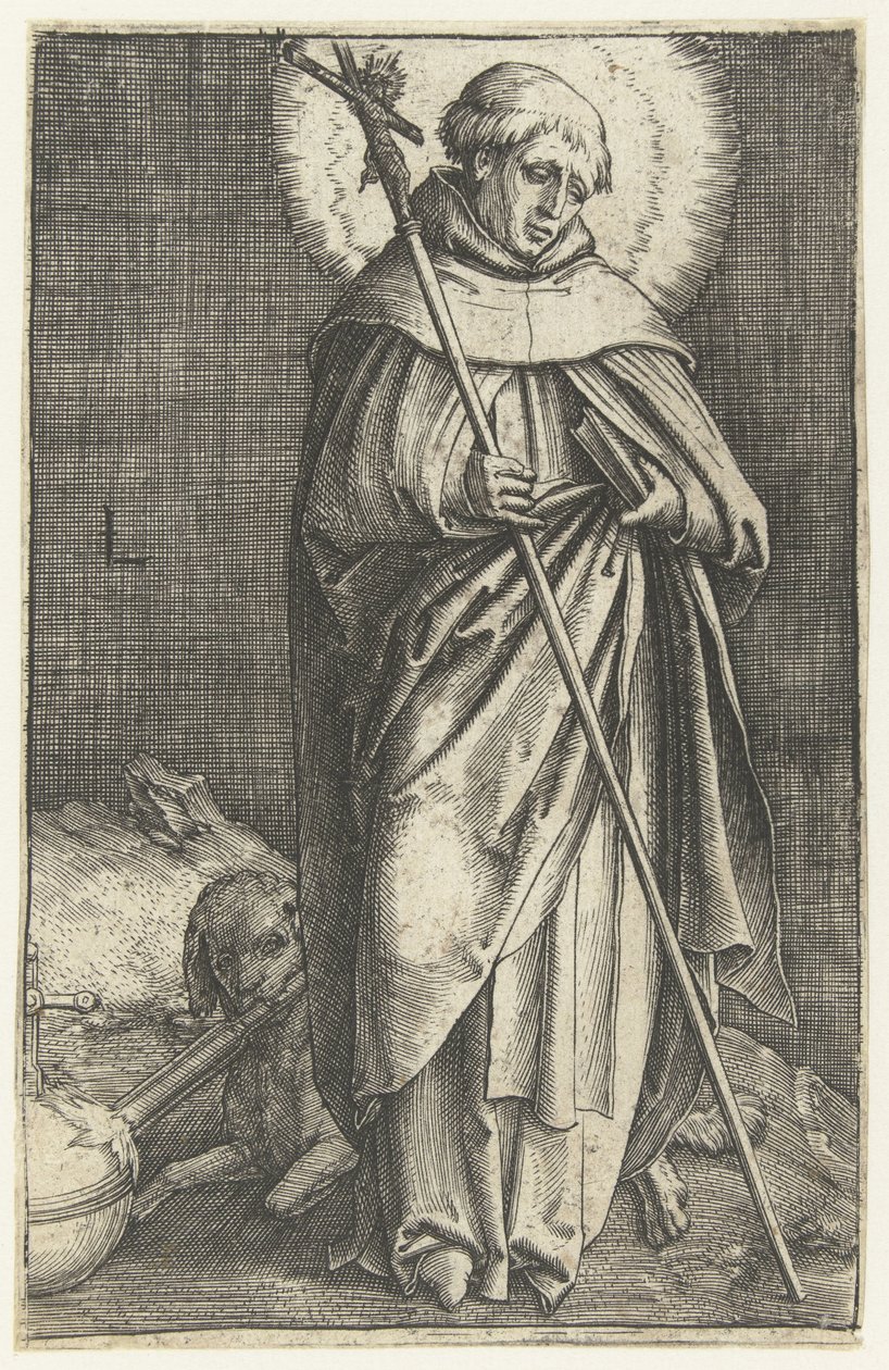 Saint Dominic by Lucas van Leyden