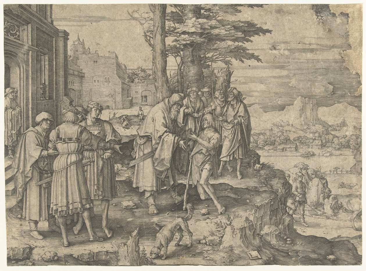 The Return of the Prodigal Son by Lucas van Leyden