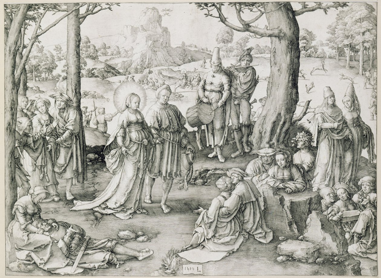 The Dance of Mary Magdalene by Lucas van Leyden