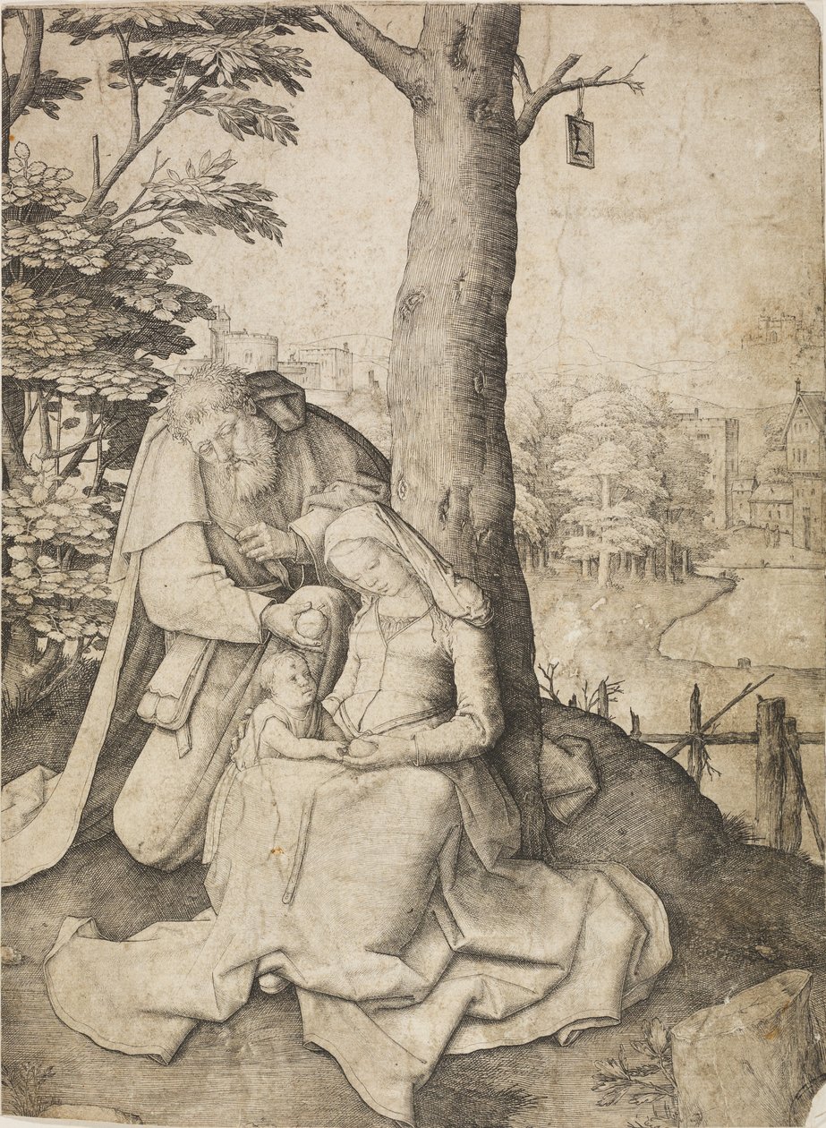 The Baptism of the Eunuch by Lucas van Leyden