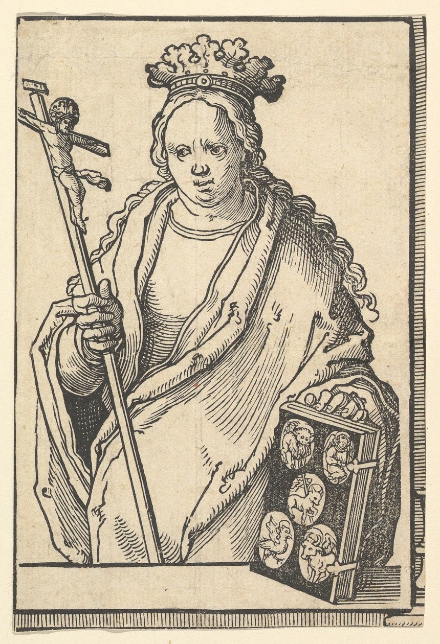 Ecclesia Christi Faith, from the Series of Sibyls by Lucas van Leyden