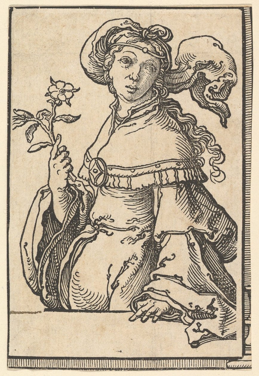 Erythrean Sibyl, from the series of Sibyls by Lucas van Leyden