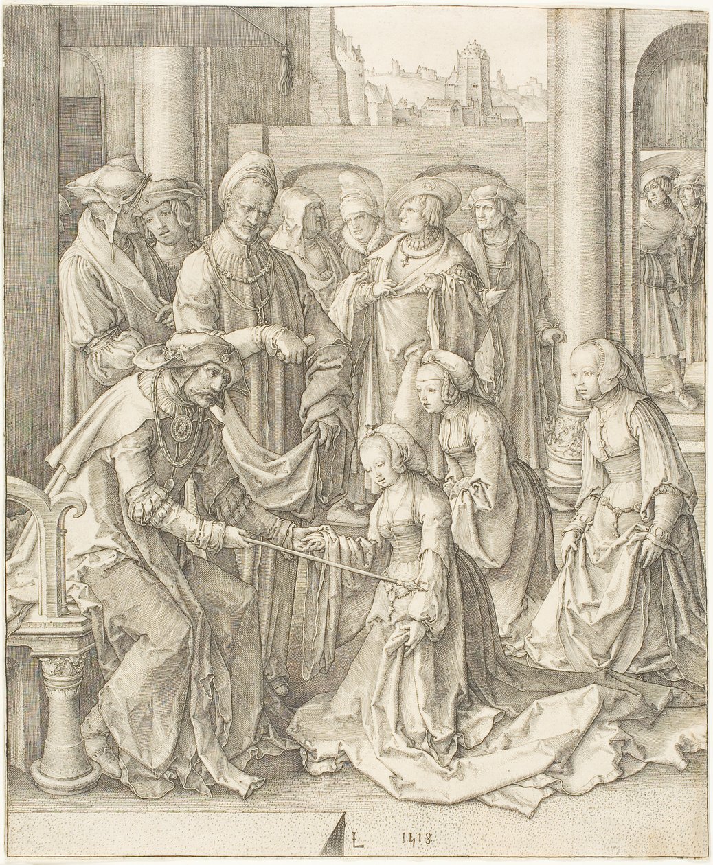 Esther Before Ahasuerus by Lucas van Leyden