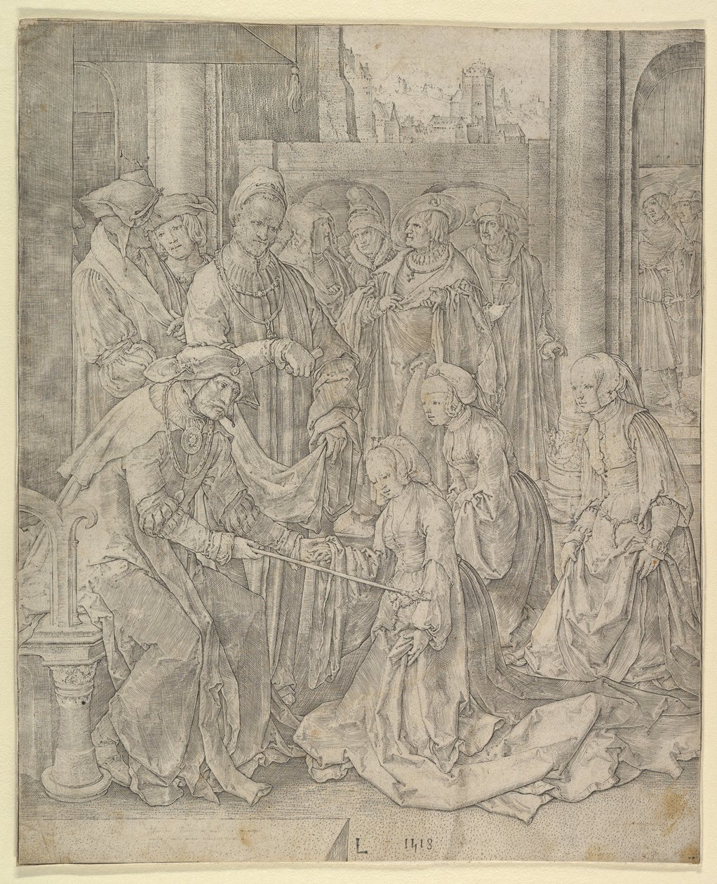 Esther Before Ahasuerus, 1518 by Lucas van Leyden