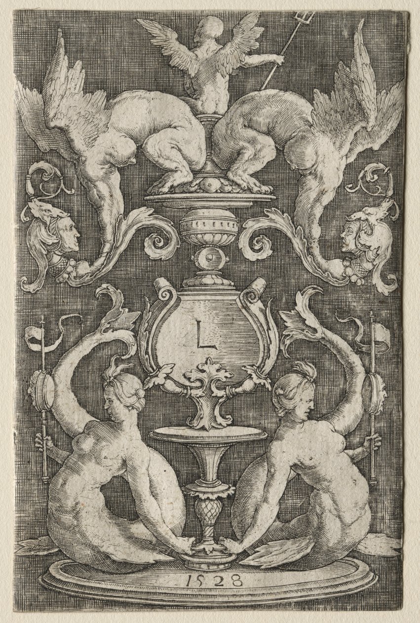 Panel of Ornament by Lucas van Leyden