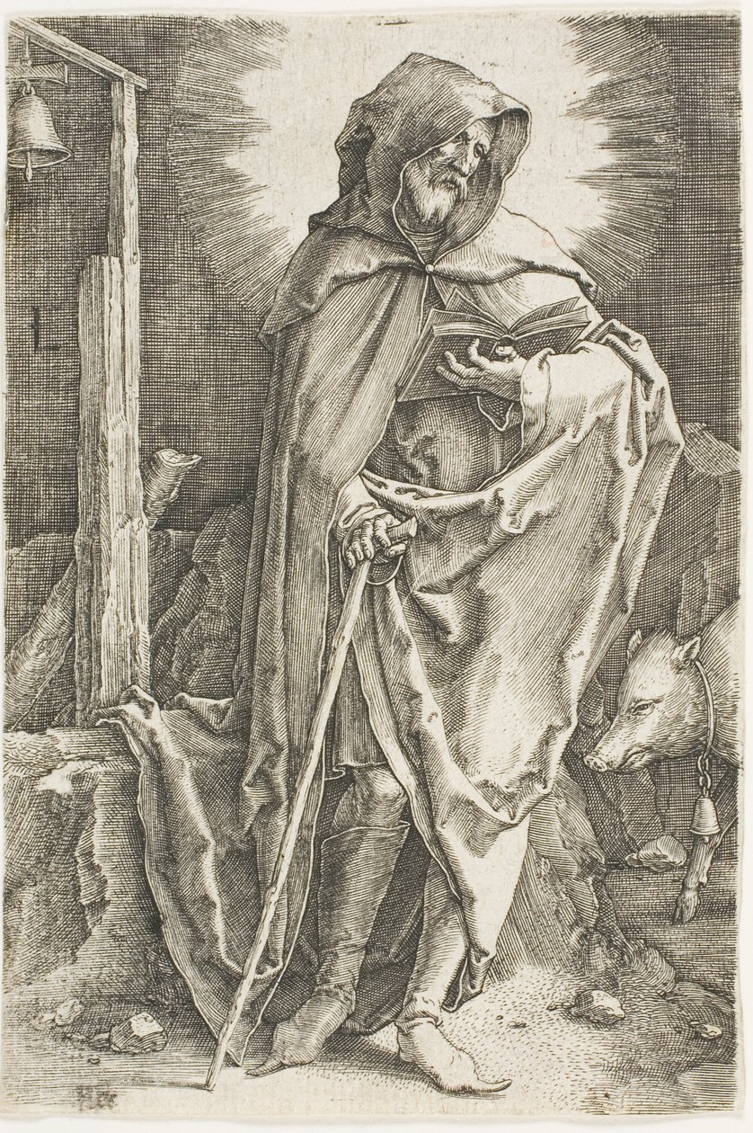 Saint Anthony by Lucas van Leyden