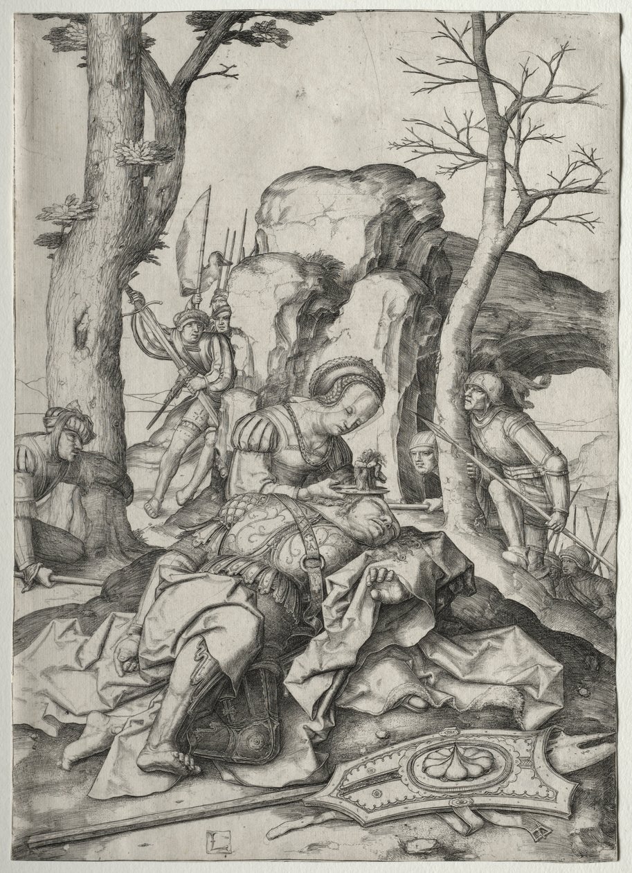 Samson and Delilah by Lucas van Leyden