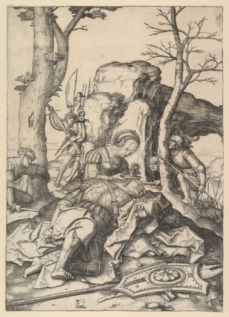 Samson and Delilah, ca. 1507 by Lucas van Leyden