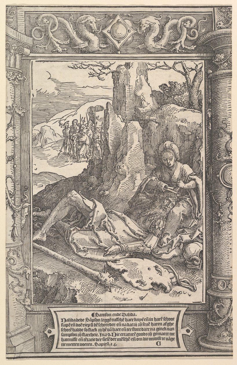 Samson and Delilah by Lucas van Leyden
