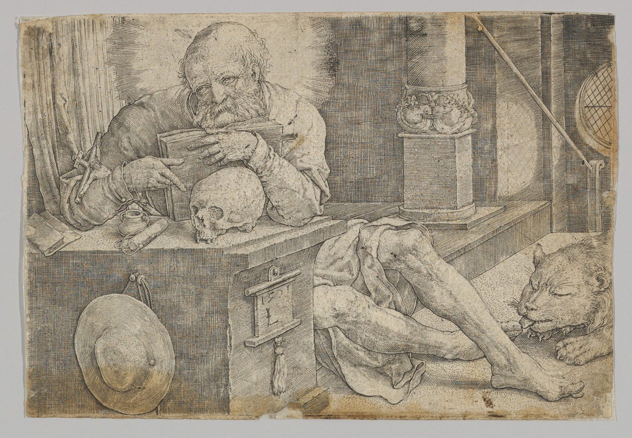 St. Jerome in his Study by Lucas van Leyden