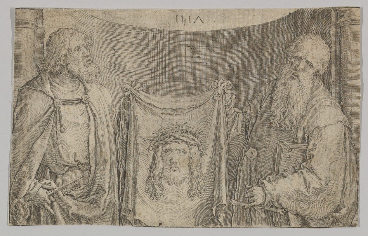 Sts. Peter and Paul with the Vernicle by Lucas van Leyden