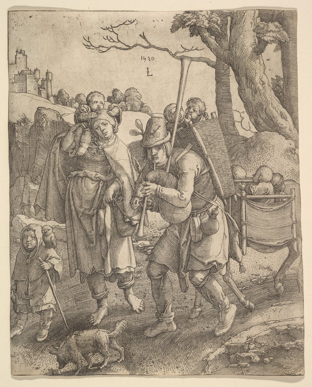The Beggars Eulenspiegel by Lucas van Leyden
