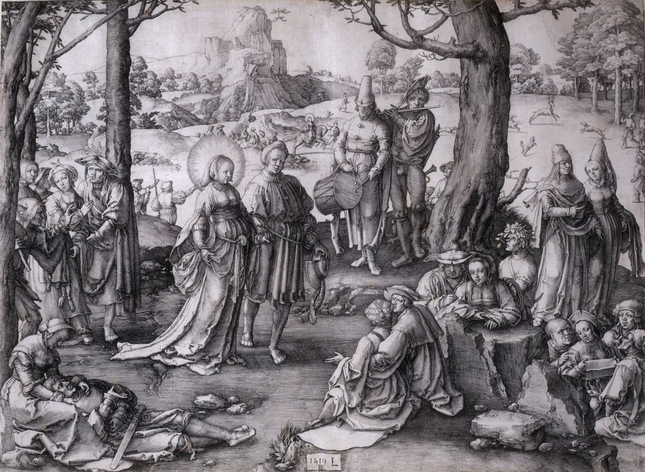 The Dance of Saint Mary Magdalene by Lucas van Leyden