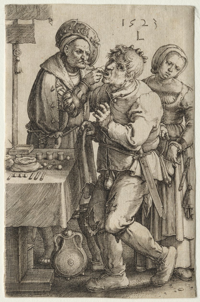 The Dentist by Lucas van Leyden
