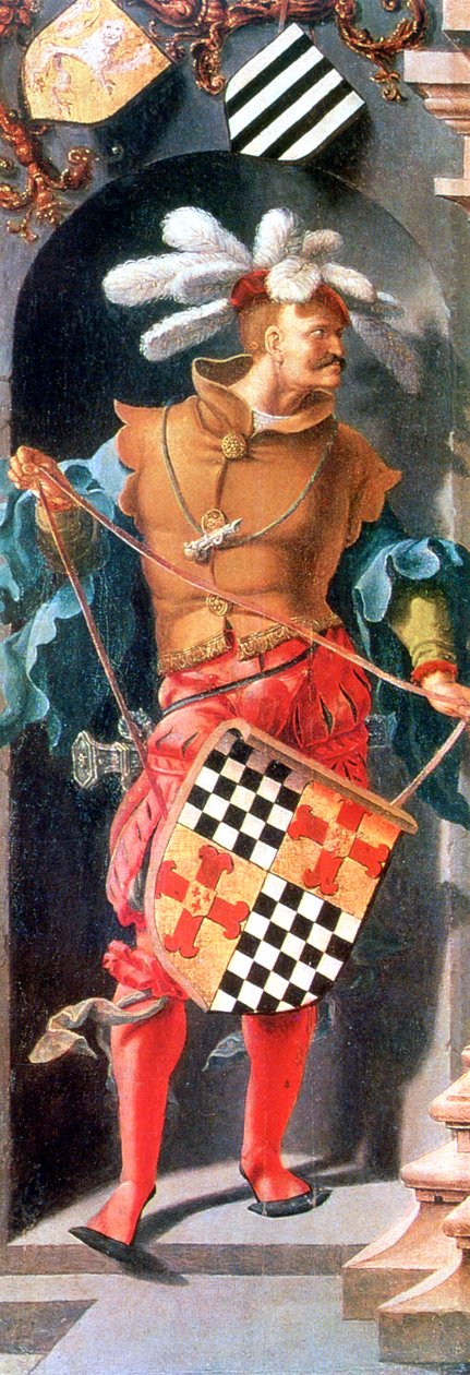 The Healing of Blind Man of Jericho (detail) by Lucas van Leyden