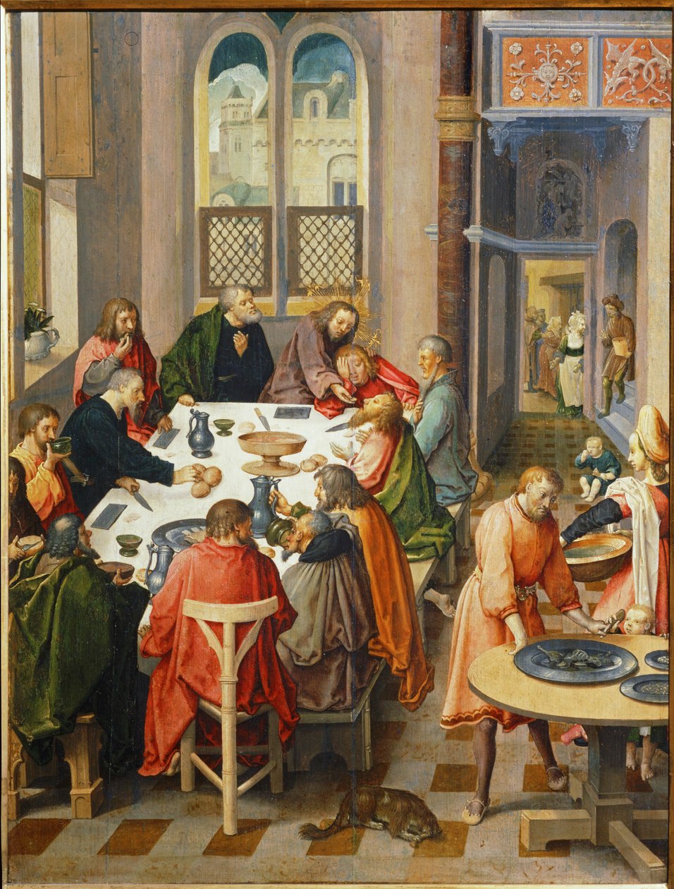 The Last Supper by Lucas van Leyden