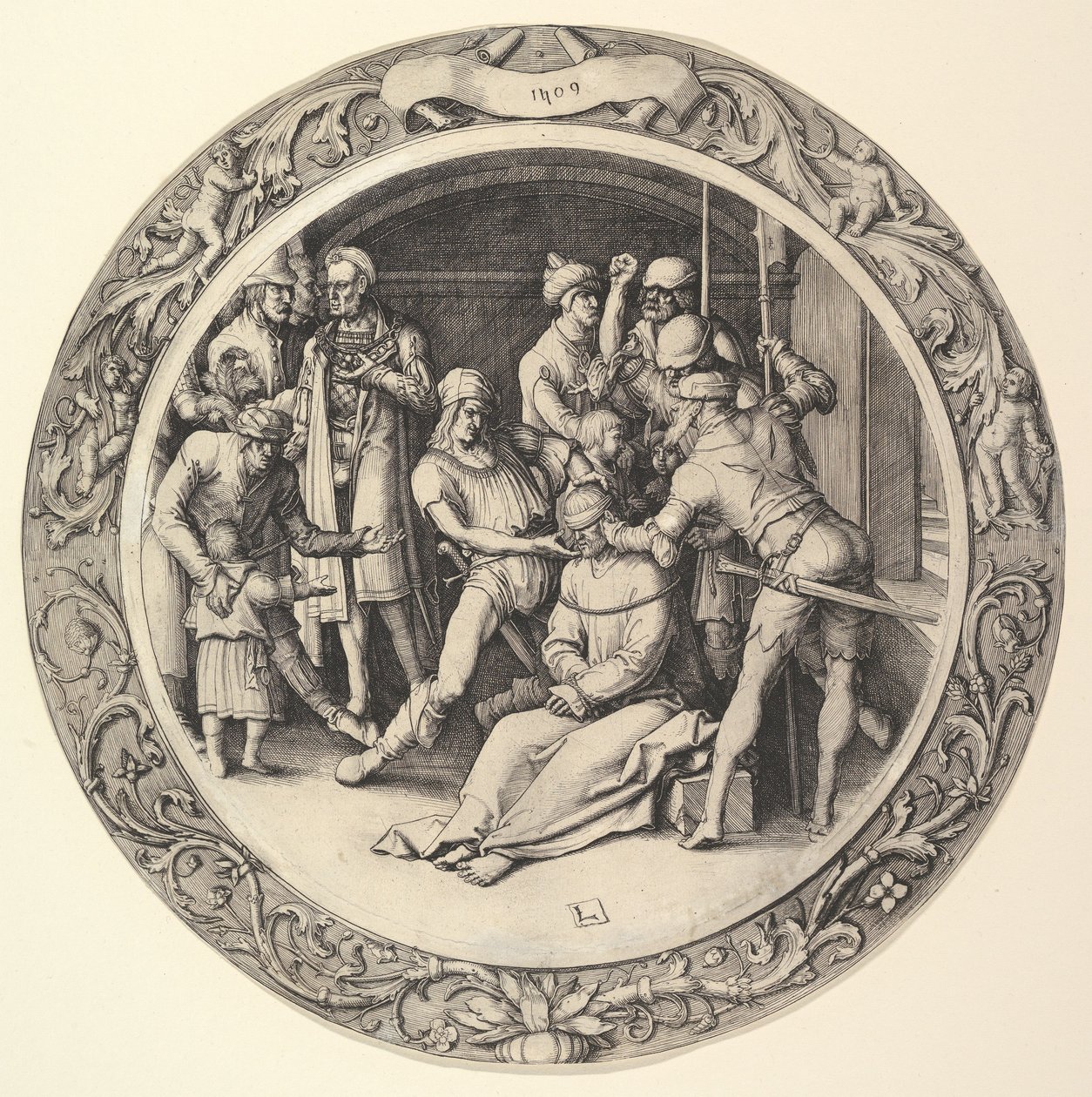 The Mocking of Christ, from the Circular Passion, 1509 by Lucas van Leyden