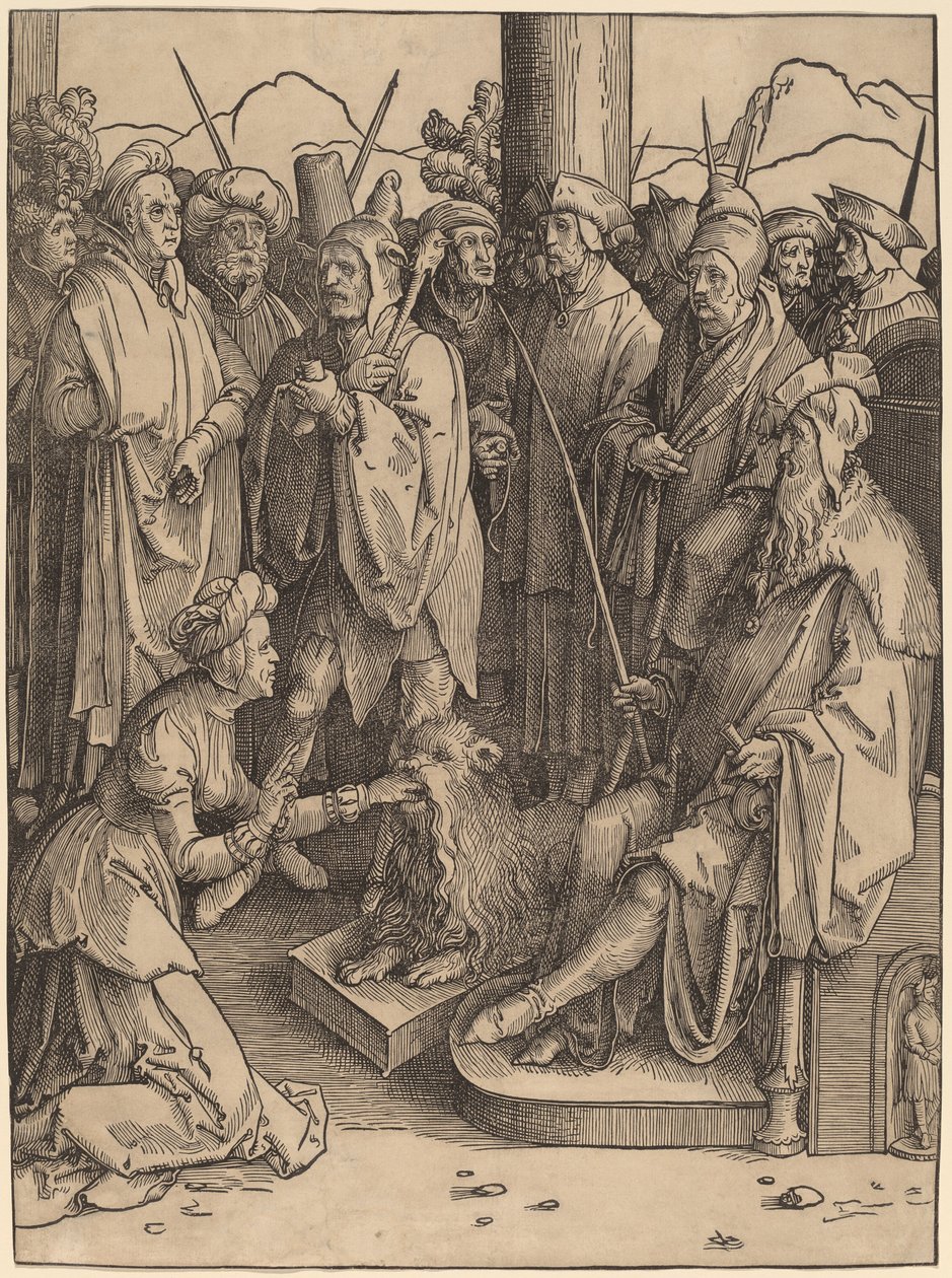 The Mouth of Truth by Lucas van Leyden