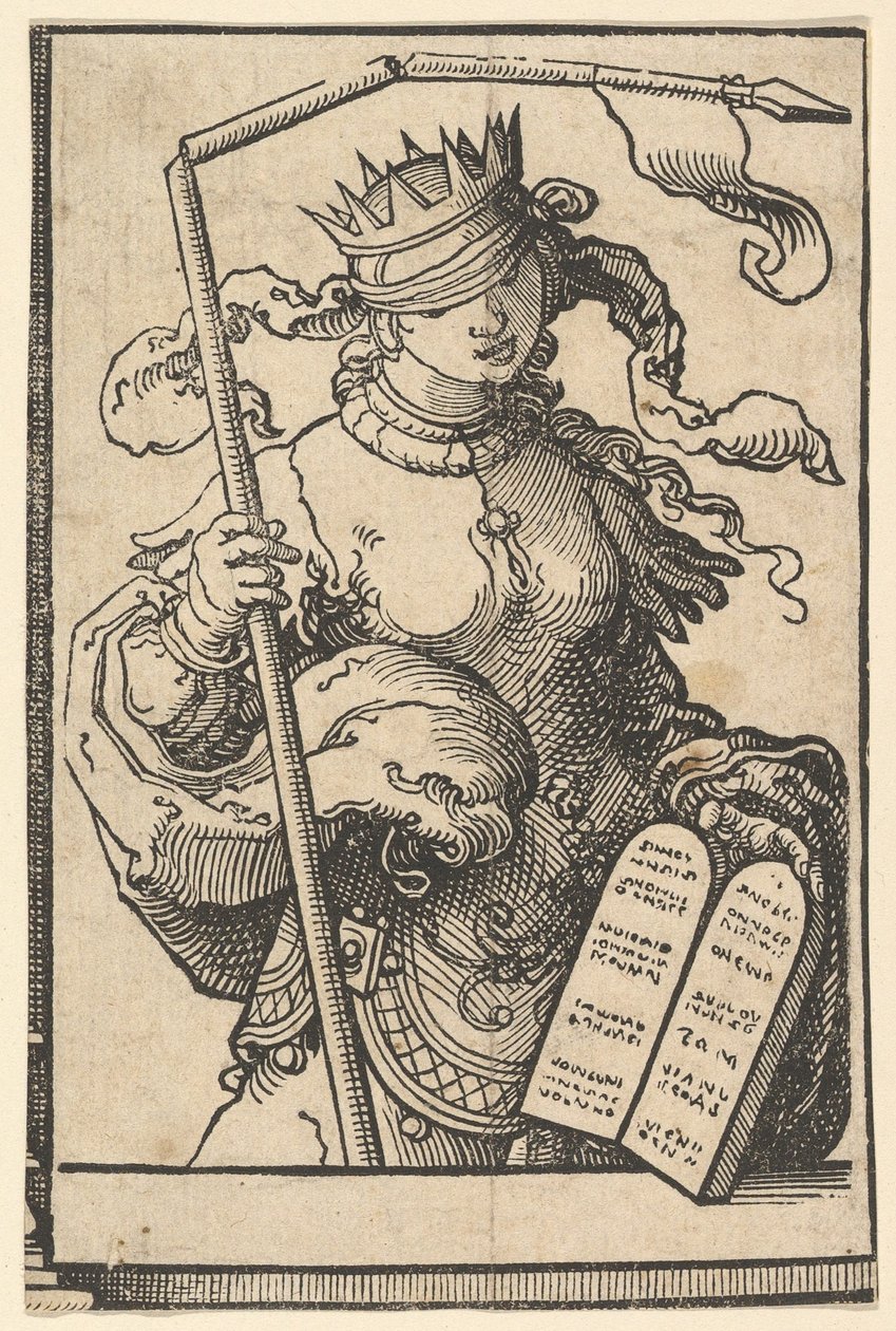 The Old Testament or Synagogue, from the Series of Sibyls by Lucas van Leyden