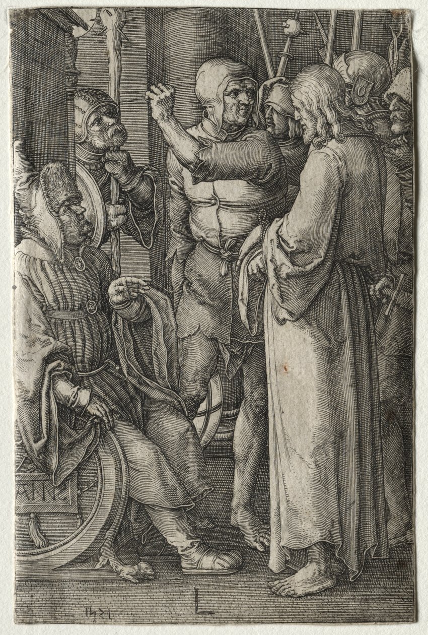 The Passion: Christ Before the High Priest by Lucas van Leyden