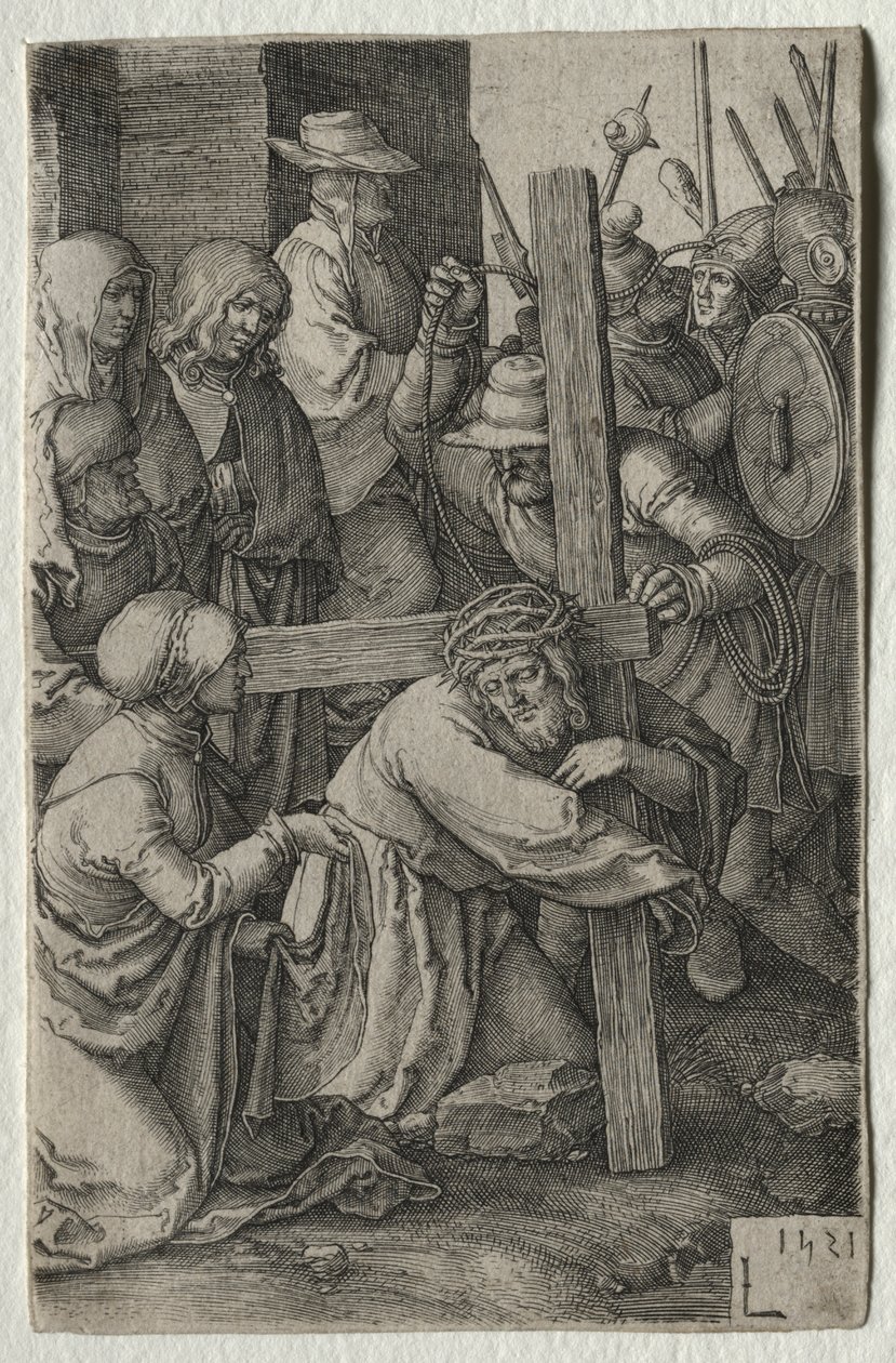 The Passion: Christ Carrying the Cross by Lucas van Leyden