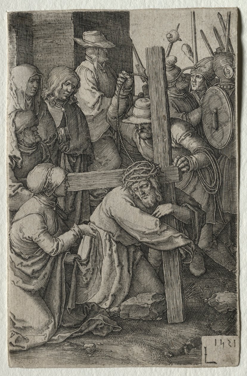 The Passion: Christ Carrying the Cross by Lucas van Leyden