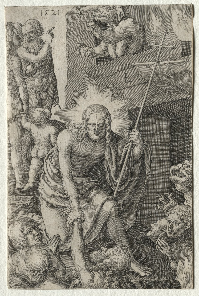 The Passion: Descent into Limbo, 1521 by Lucas van Leyden
